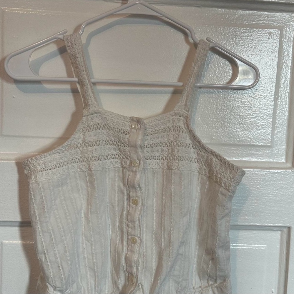 Women's White Button-Down Top